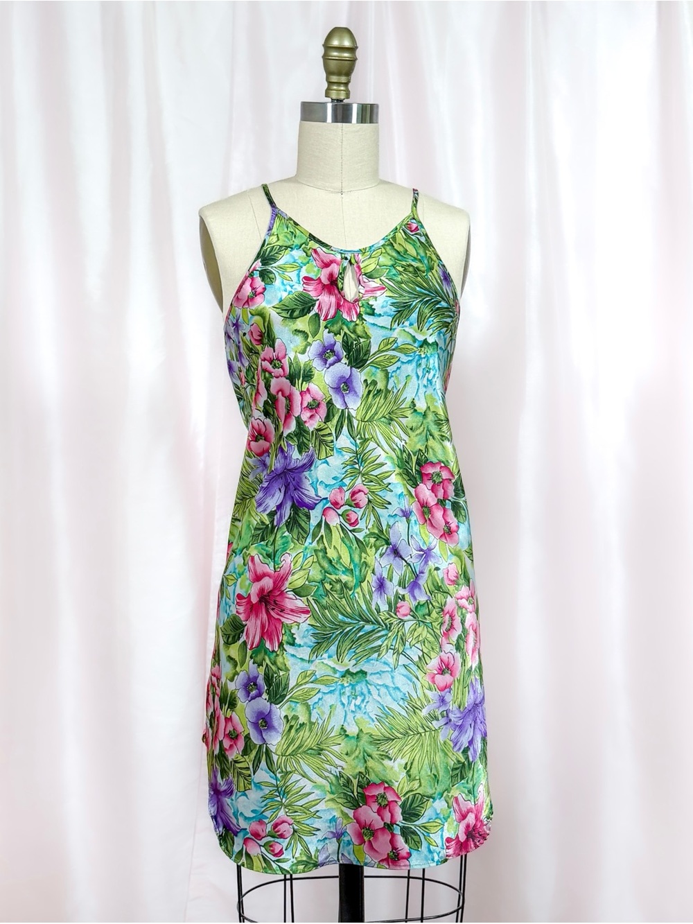 Vintage 90s Morgan Taylor Floral Slip Dress